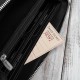 Women's burgundy leather wallet in horizontal orientation RFID Paolo Peruzzi AL-13-BGD