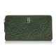 Women's burgundy leather wallet in horizontal orientation RFID Paolo Peruzzi AL-13-BGD