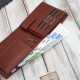 Portfel męski skórzany koniakowy RFID na prezent Paolo Peruzzi AL-16-CG