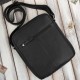 Мъжка кожена чанта за рамо postbag black Paolo Peruzzi AL-20-BL