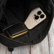 Мъжка кожена чанта за рамо postbag black Paolo Peruzzi AL-20-BL