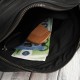 Мъжка кожена чанта за рамо postbag black Paolo Peruzzi AL-20-BL