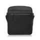 Мъжка кожена чанта за рамо postbag black Paolo Peruzzi AL-20-BL