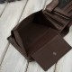 AL-19-BR men's leather pouch and AL-08-BR men's wallet Paolo Peruzzi gift set ZUP-141-BR