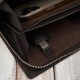 Men's leather handbag elegant brown Paolo Peruzzi AL-26-BR