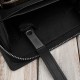 Men's leather handbag elegant black Paolo Peruzzi AL-26-BL
