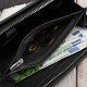Men's leather handbag elegant black Paolo Peruzzi AL-26-BL