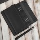 Men's leather handbag elegant black Paolo Peruzzi AL-26-BL