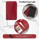 Дамски кожен портфейл голям червен със защита RFID Paolo Peruzzi T-140-RD