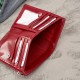 Дамски кожен портфейл голям червен със защита RFID Paolo Peruzzi T-140-RD