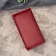 Дамски кожен портфейл голям червен със защита RFID Paolo Peruzzi T-140-RD