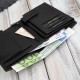 Pánská klasická kožená vertikální černá peněženka s RFID Paolo Peruzzi AL-18-BL
