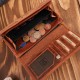 Дамски кожен портфейл голям оранжев портфейл с голям обем реколта Paolo Peruzzi T-113-HOR
