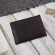 Etui na karty i wizytówki skórzane minimalistyczne praktyczne etui brązowe Paolo Peruzzi T-150-BR