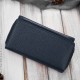 Дамски голям тъмносин кожен портфейл с обем Paolo Peruzzi T-138-NV