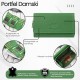 Дамски голям зелен кожен портфейл с вместимост Paolo Peruzzi T-138-GB