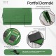 Дамски голям зелен кожен портфейл с вместимост Paolo Peruzzi T-138-GB