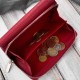 Дамски голям червен кожен портфейл с обем Paolo Peruzzi T-138-RD