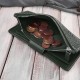 Portofel mare din piele de zmeură pentru femei Paolo Peruzzi AY-08-RD