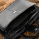 Geantă de mână și de umăr A4 din piele pentru femei Paolo Peruzzi T-94-BL