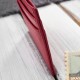 Etui na karty i wizytówki skórzane minimalistyczne praktyczne etui czerwone Paolo Peruzzi T-151-RD