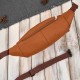 Men's belt leather kidney pouch cognac natural leather Abruzzo ABR-51-CG