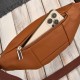Men's leather classic belt kidney pouch cognac Abruzzo ABR-41-CG