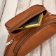 Men's leather classic belt kidney pouch cognac Abruzzo ABR-41-CG