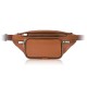 Men's leather classic belt kidney pouch cognac Abruzzo ABR-41-CG
