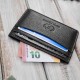 Set cadou pentru ea Portofel negru pentru femei T-139 și portcard din piele T-151 Paolo Peruzzi ZUP-143-BL