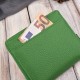 Set cadou pentru ea Portofel verde pentru femei T-139 și portcard din piele T-151 Paolo Peruzzi ZUP-143-GR