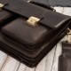 Men's document briefcase leather travel briefcase Paolo Peruzzi AY-03-BR