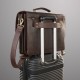 Men's document briefcase leather travel briefcase Paolo Peruzzi AY-03-BR