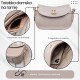 Women's beige synthetic leather shoulder bag SP-21-BG