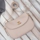 Women's beige synthetic leather shoulder bag SP-21-BG