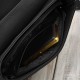Geantă de umăr neagră clasică din piele sintetică pentru femei SP-21-BL