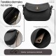 Women's synthetic leather classic black shoulder bag SP-21-BL