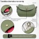 Women's green synthetic leather shoulder bag SP-21-GRE