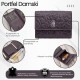 Portfel damski skórzany burgundowy w orientacji poziomej RFID Paolo Peruzzi AL-15-BGD