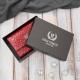 Women's leather wallet red in horizontal orientation RFID Paolo Peruzzi AL-15-RD