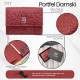 Portfel damski skórzany czerwony w orientacji poziomej RFID Paolo Peruzzi AL-15-RD