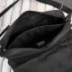 Men's black leather vintage Paolo Peruzzi T-148-HBL laptop shoulder bag