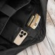 Men's black leather vintage Paolo Peruzzi T-148-HBL laptop shoulder bag