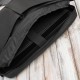 Men's black leather vintage Paolo Peruzzi T-148-HBL laptop shoulder bag