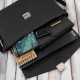 Men's natural leather briefcase black for documents briefcase on frame with key Paolo Peruzzi T-146-BL