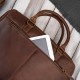 Pánská neformální hnědá kožená taška na notebook do práce Paolo Peruzzi IM-06-BR