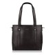 Torebka damska skórzana na ramię brązowa pojemna shopper bag Paolo Peruzzi T-41-BR