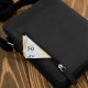 Pánská kožená taška přes rameno černá vintage postbag Paolo Peruzzi T-119-HBL