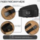 Pasek do spodni męski 95 cm pasek parciany z klamrą czarny Paolo Peruzzi PW-30-95