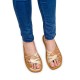 Kapcie damskie R.36 profilowane klapki komfort i wygoda na co dzień KD-05-BR-36